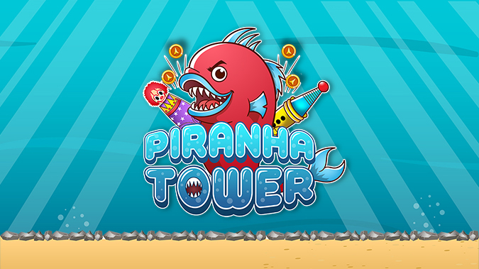 Piranha Tower voice controlled game cover